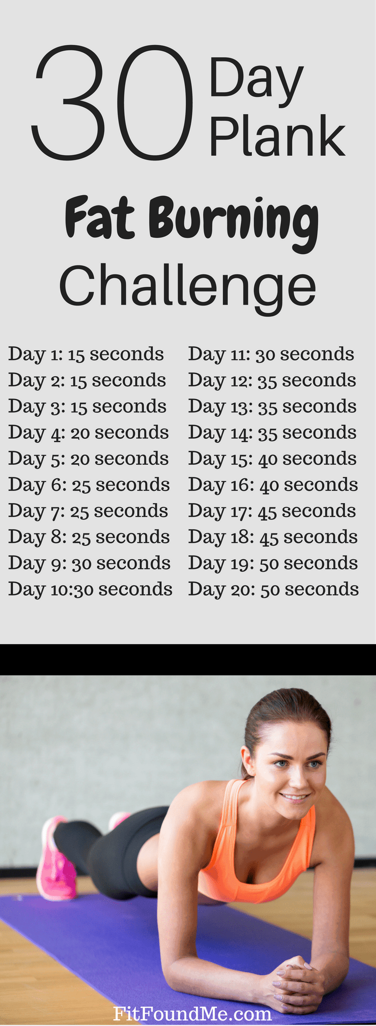 30 Day Plank Challenge Results