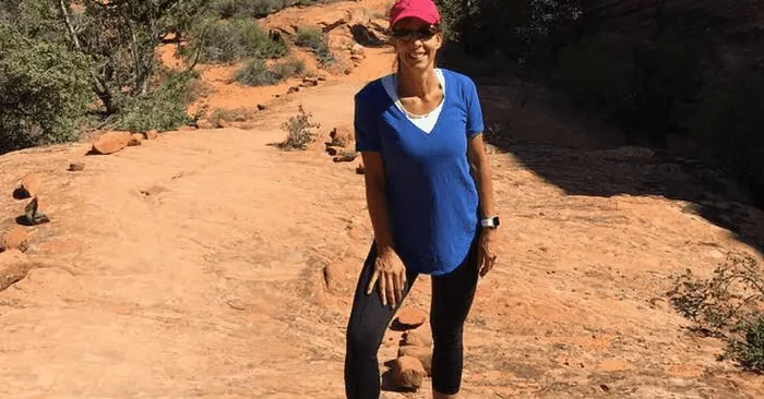 stephanie hiking in utah