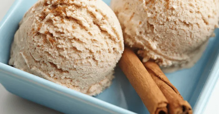 ice cream in a bowl for a late night snack