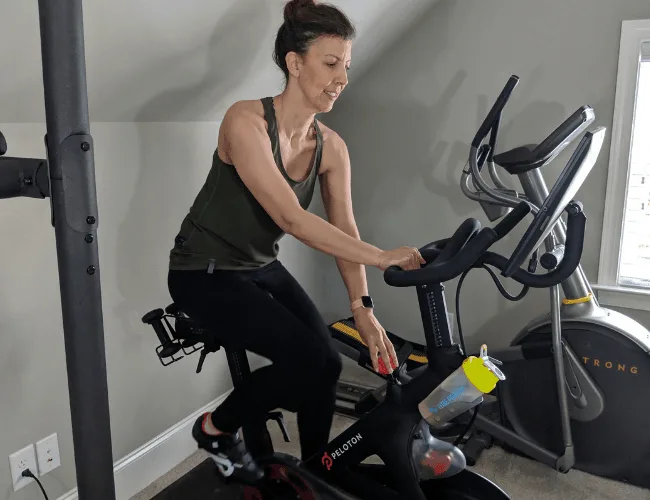 Peloton for cardio workouts for women over 40