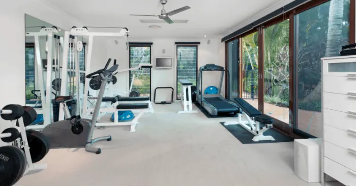 empty gym with best equipment for home gym