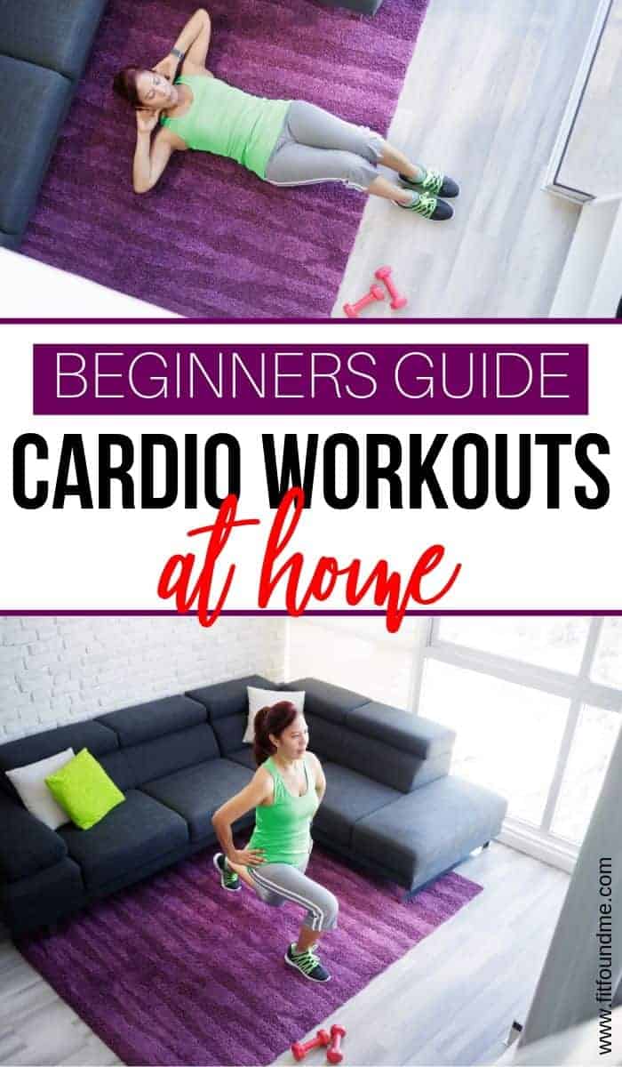 beginners guide to cardio workouts at home woman working out at home