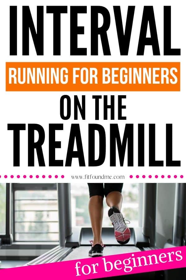 woman on traedmill doing beginner interval workout