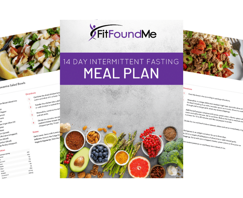 14-Day Intermittent Fasting Meal Plan: 1500 Calories - Fit Found Me