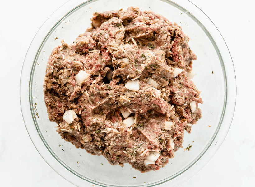meatloaf mixed in a bowl