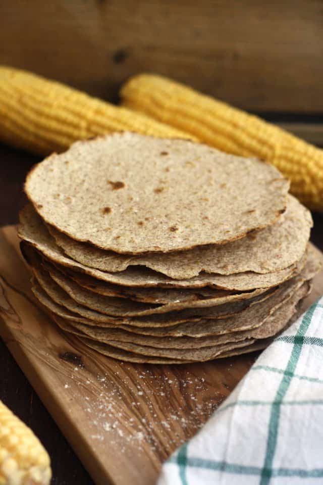 homemade whole wheat tortilla