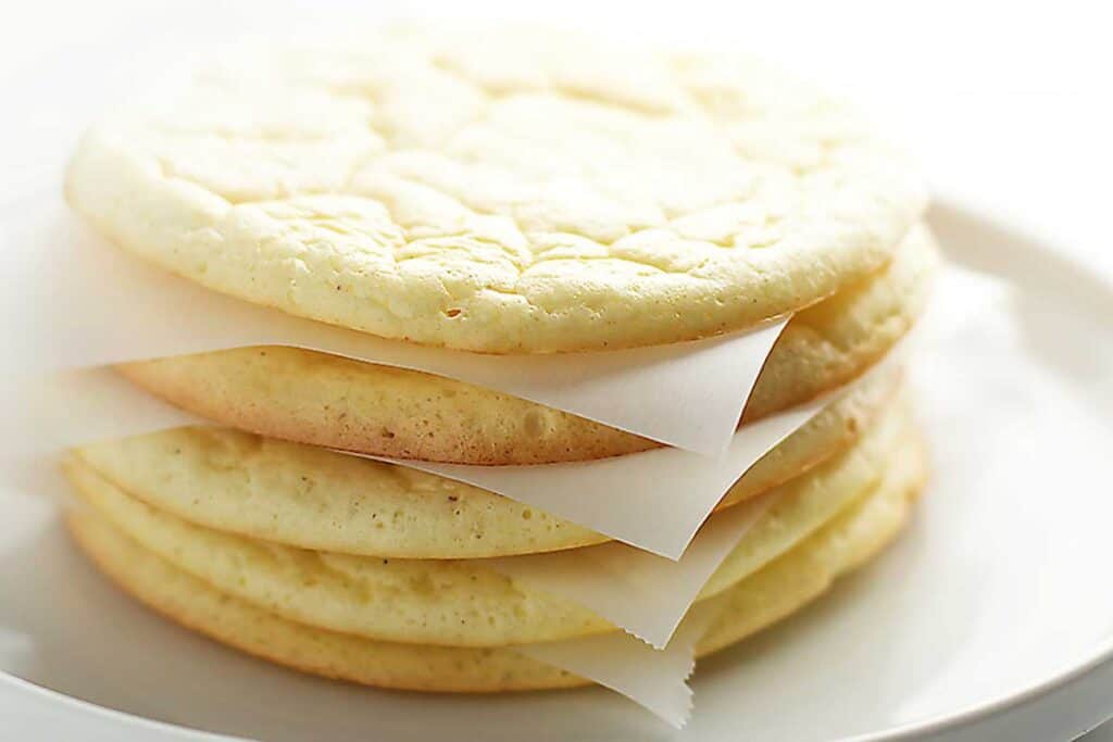 cloud bread stacked 