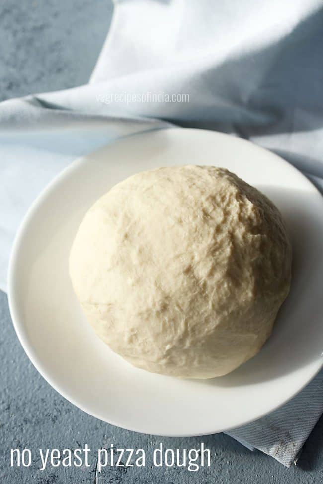 yeastless pizza dough