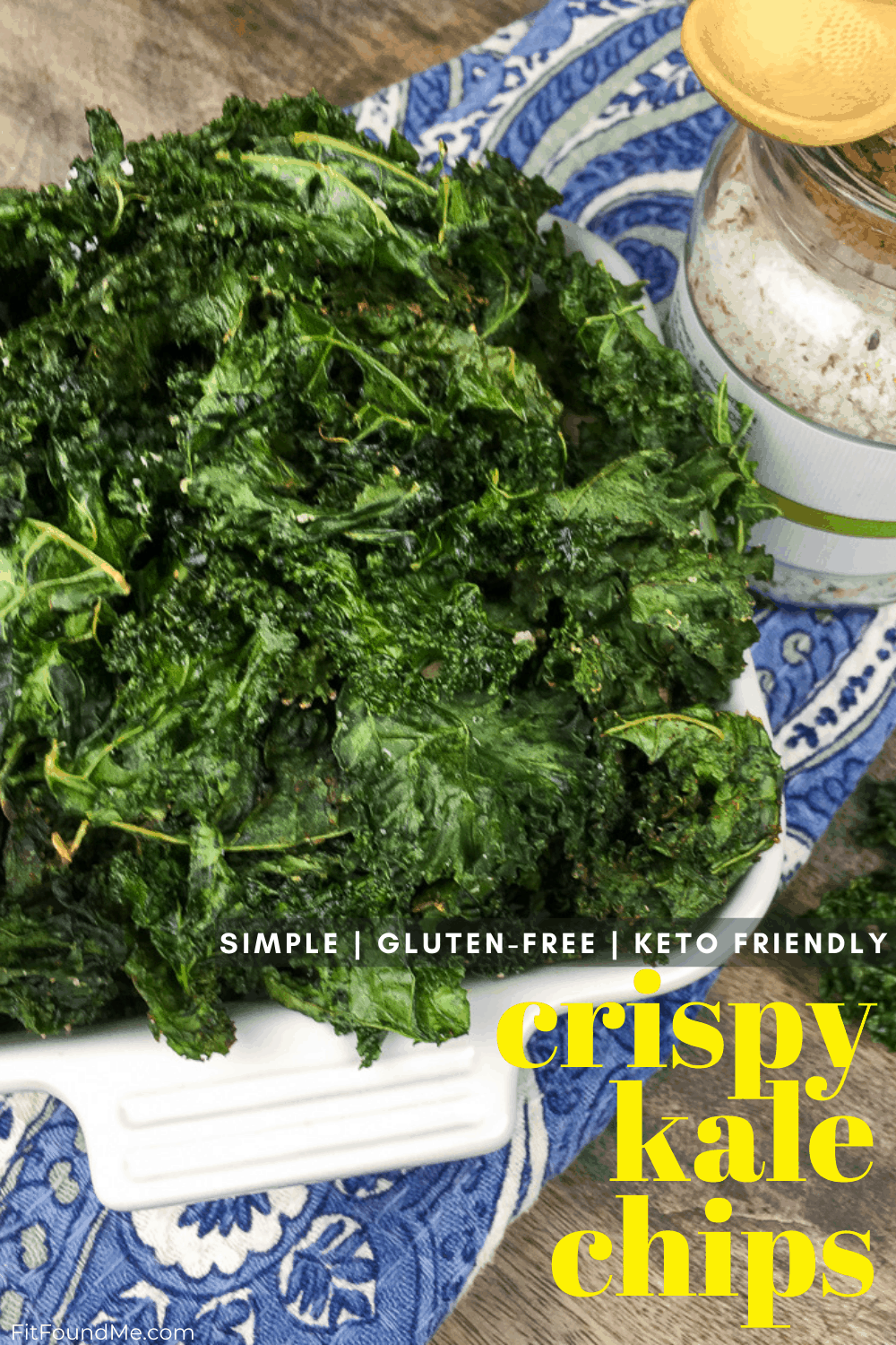 If you’re looking for a healthy and satisfying alternative to potato chips, you are in the right place. Crispy kale chips have been a favorite at our house for a while. In fact, it was probably the first healthy snack we learned to love. I learned how to keep from having limp, soggy kale, which is the biggest mistake with trying to make these, and yes, I will let you in on the secret too! These crispy kale chips are super easy to make, but there is one important step to create the crispiness you want. This is surely to become one of your favorite keto recipes. via @fitfoundme