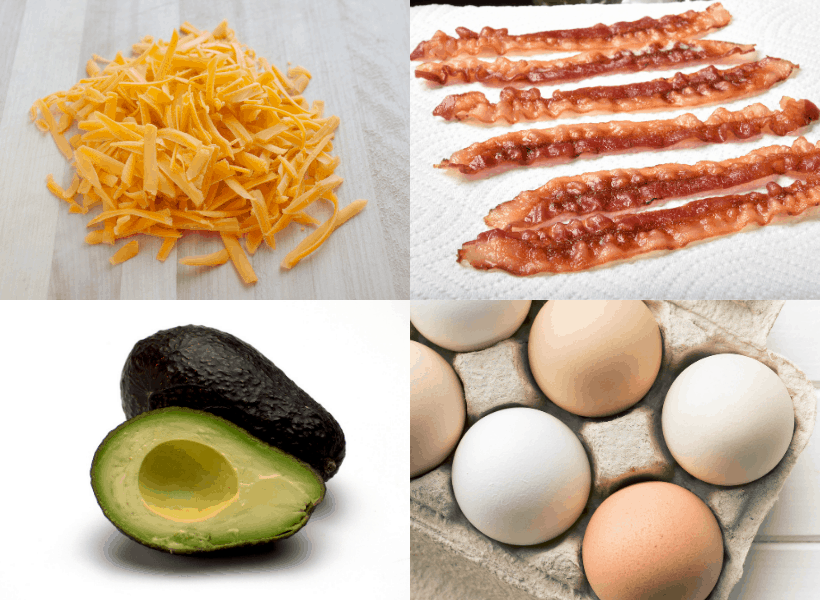 ingredients for avocado egg boats