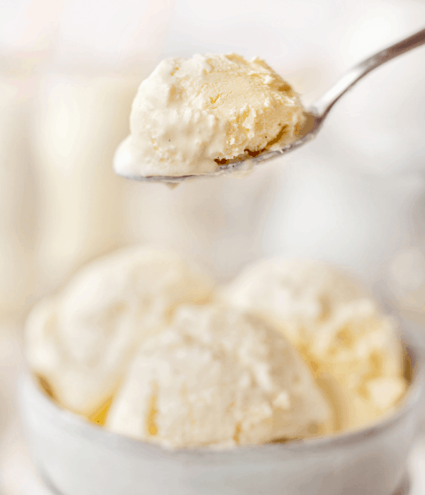 spoon of nice cream