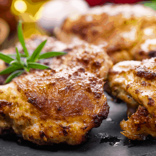 Easy, Quick Rosemary Lemon Boneless Chicken Thighs