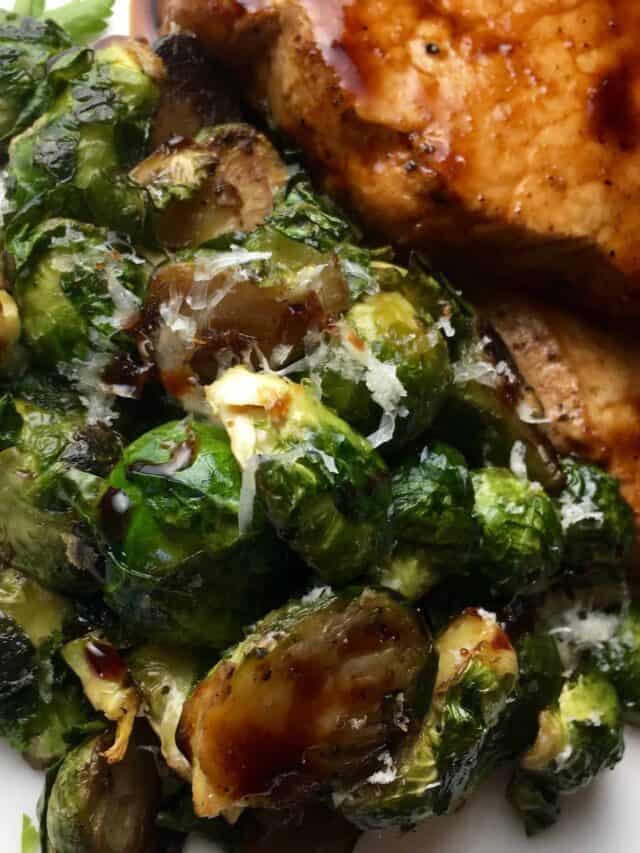 Roasted Brussels Sprouts with Balsamic Glaze Story