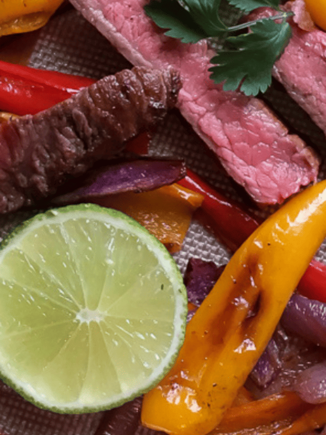 Sheet Pan Steak Fajitas Story