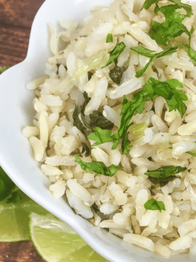 Instant Pot Cilantro Lime Rice Story