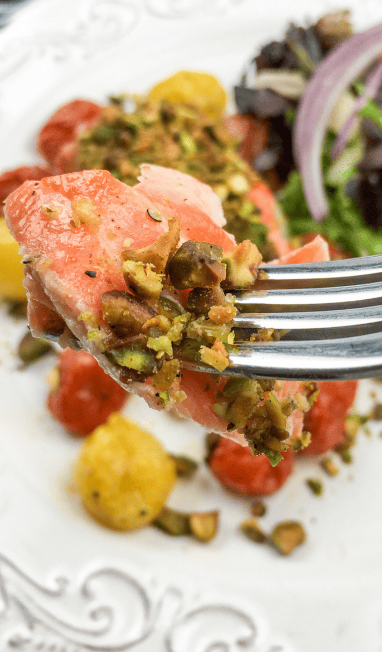 Pistachio Crusted Salmon - Fit Found Me