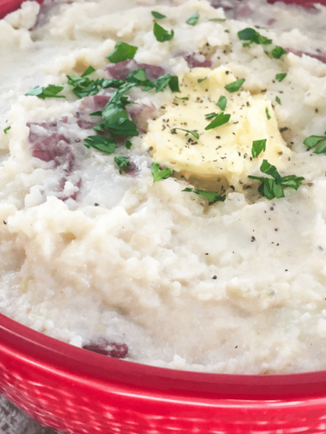 Instant Pot Garlic Mashed Potatoes Story