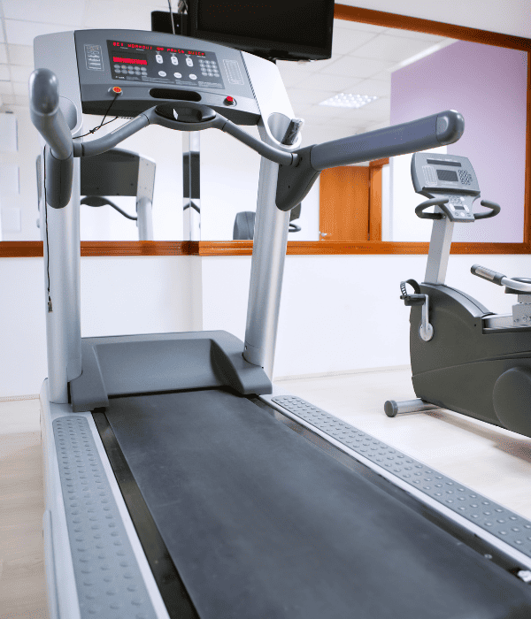 treadmill in a gym