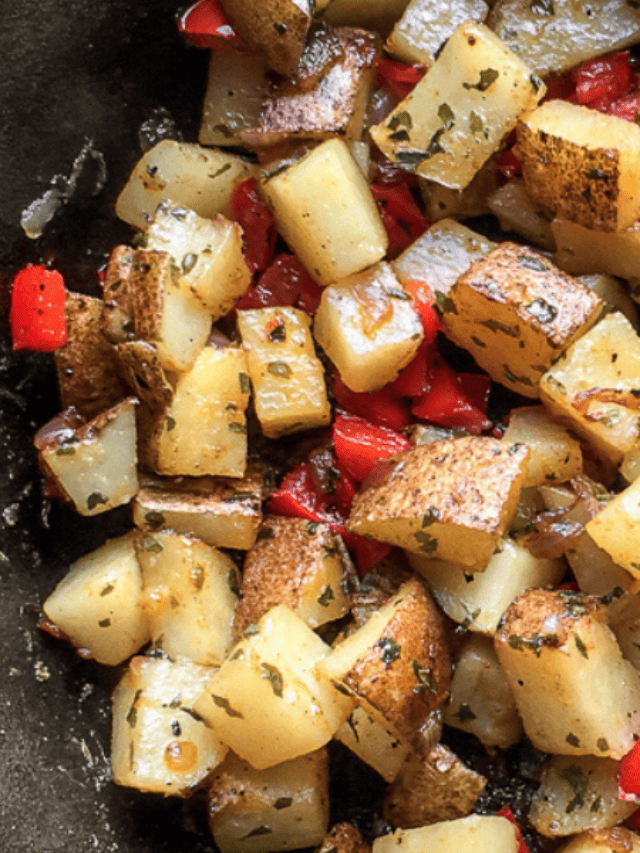 Easy (30 Min) Parmesan Breakfast Potatoes with Onions Story