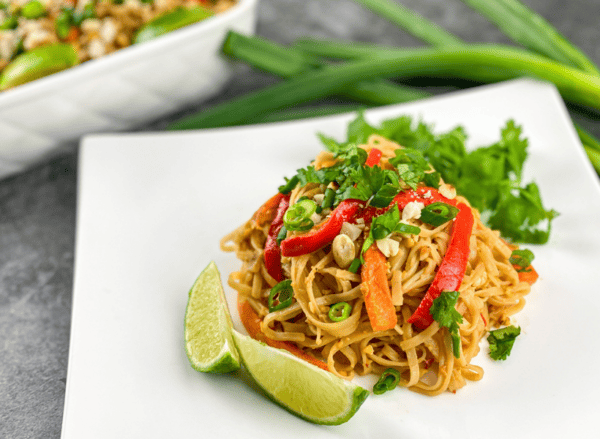 Vegetable Pad Thai Recipe (Quick and Easy!) - Fit Found Me