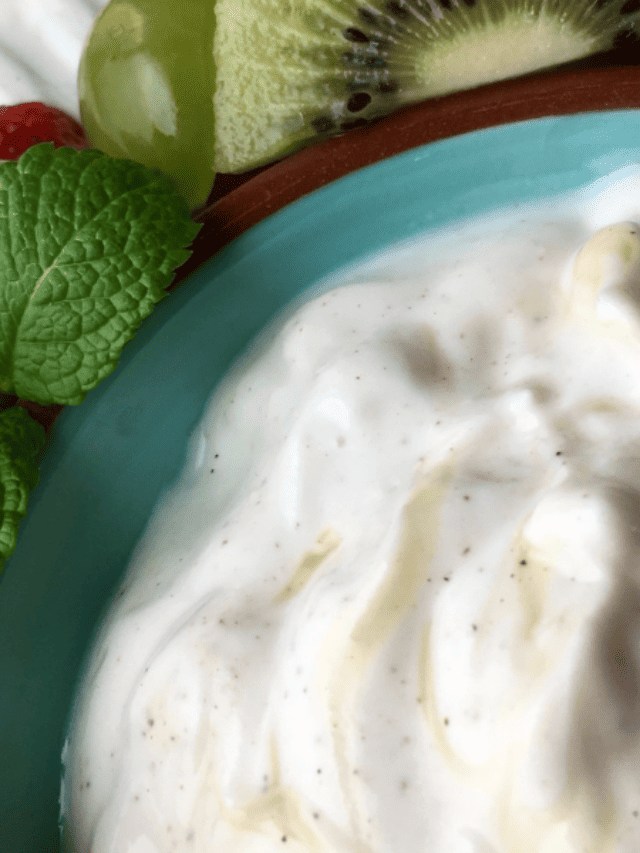 Easy Fruit Dip with Yogurt (Ready in 2 min) Story