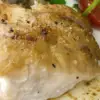 piece of crispy fried grouper on plate
