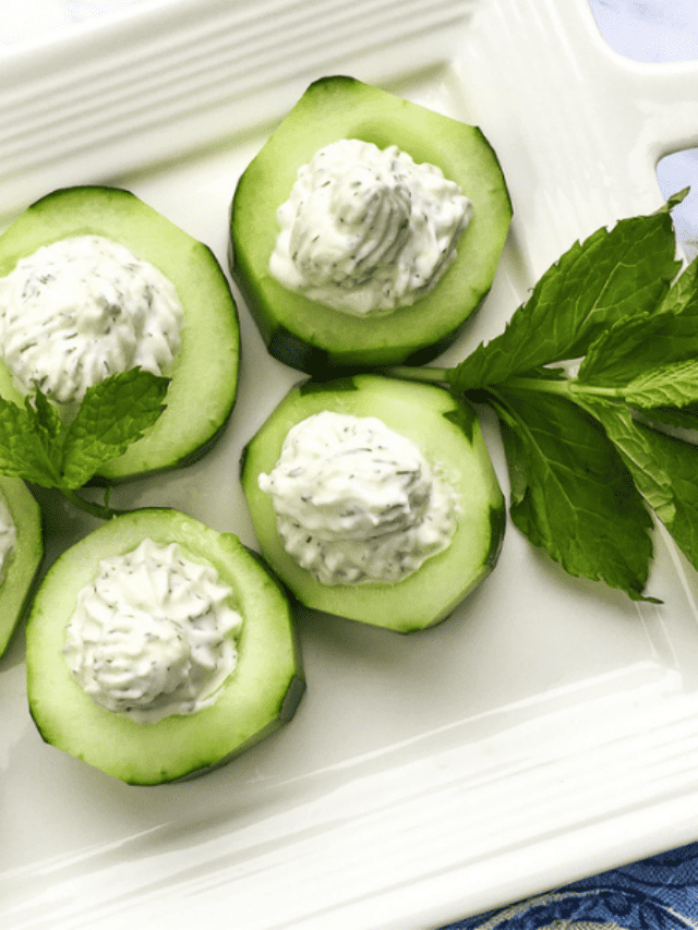 Cucumber Cups Appetizers (Stuffed) Story