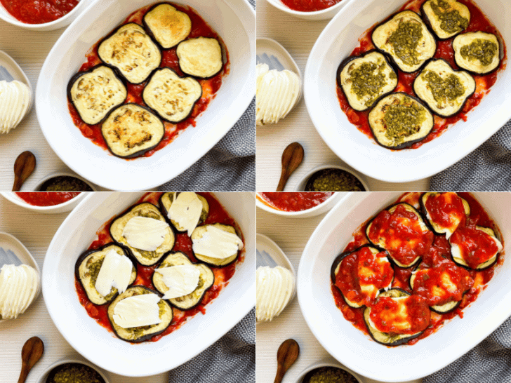 Baked Eggplant Parmesan Recipe (Without Breadcrumbs)