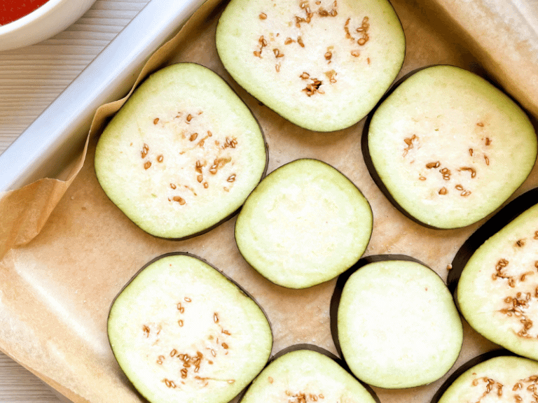 Baked Eggplant Parmesan Recipe (Without Breadcrumbs)