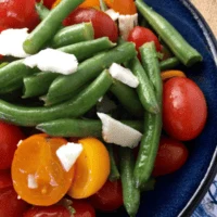 Green Bean and feta salad