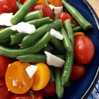 Green Bean and feta salad