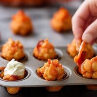 Buffalo bacon cauliflower bites-Leo