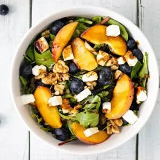 Peach and Blueberry Salad