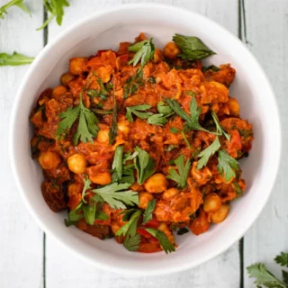 Zesty Chorizo-Chickpea Stew