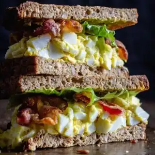 Bacon & Egg Salad Sandwich