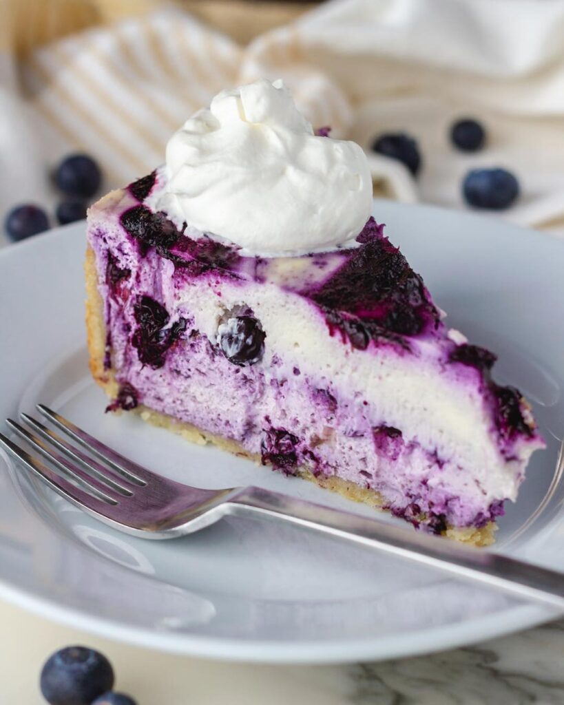 Blueberries & Cream Cheesecake