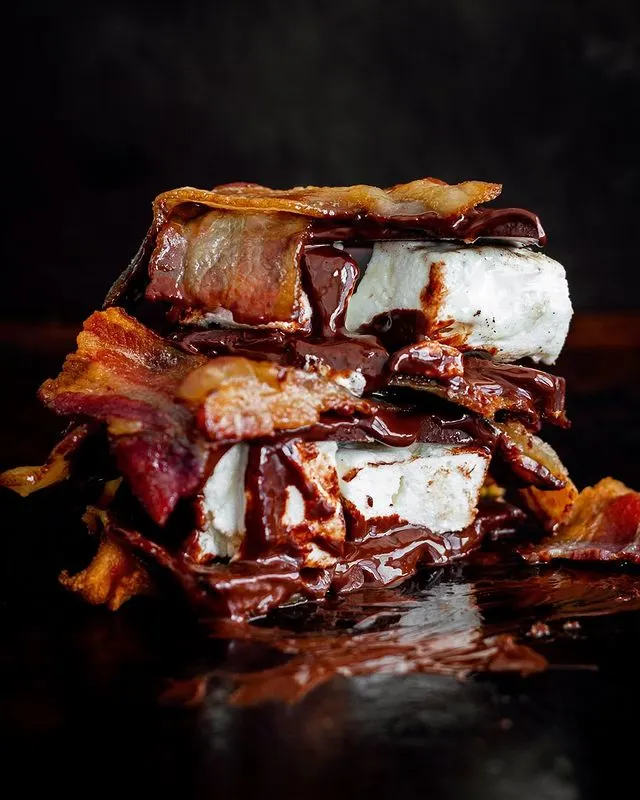 Candied Bacon S’mores