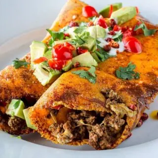 Cheesy Burrito Taco Thingie