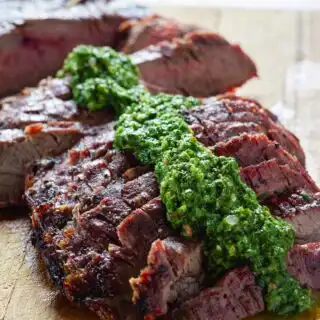 Grilled Flank Steak with Chimichurri
