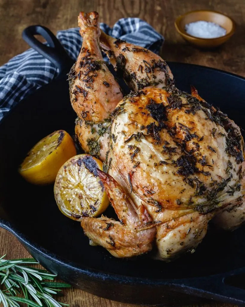 Lemon & Herbed Butter Roast Chicken