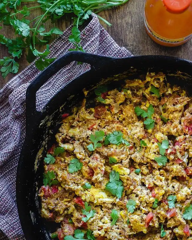 Machaca con huevo
