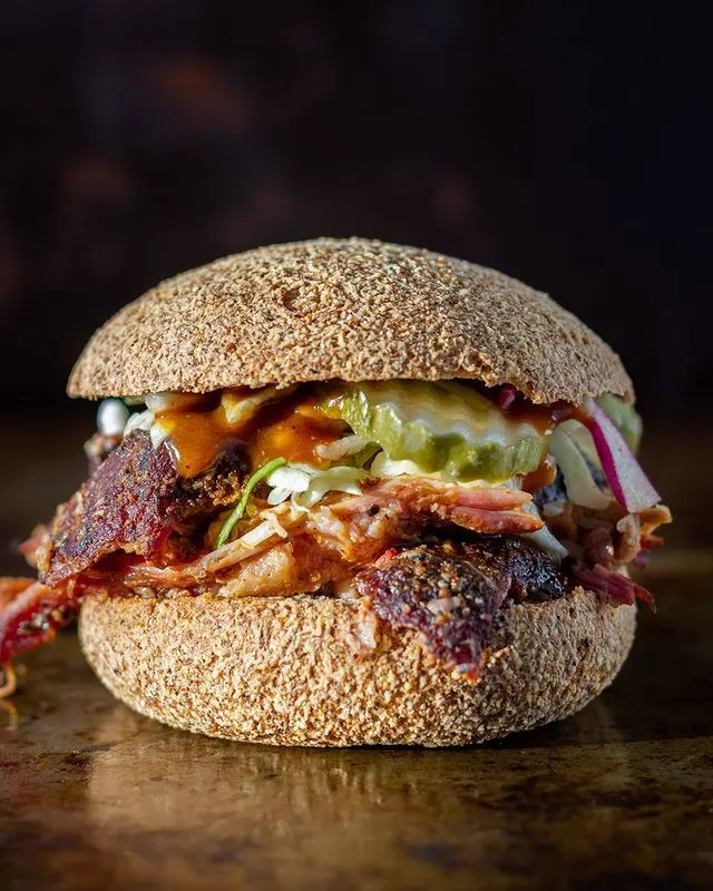 Mesquite Pulled Pork Sandwich