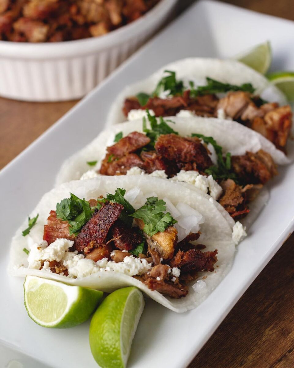 Carnitas on Jicama Tortillas Recipe