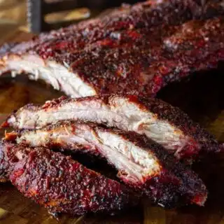 Sticky Blueberry BBQ Ribs