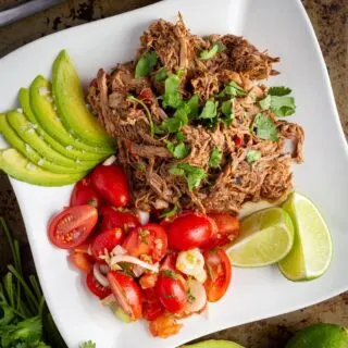 Mexican Shredded Beef with Cherry Tomato Salsa