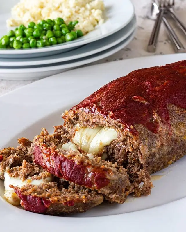 Cheese Stuffed Meat Loaf
