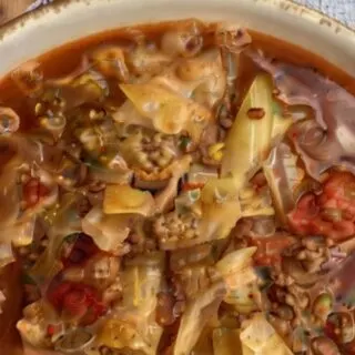 Unstuffed Cabbage Soup