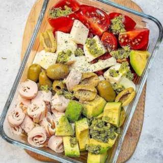 Caprese Turkey Salad Lunchboxes