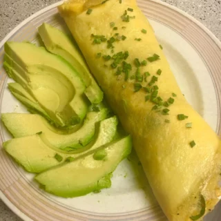 French Style Omelette with Ham