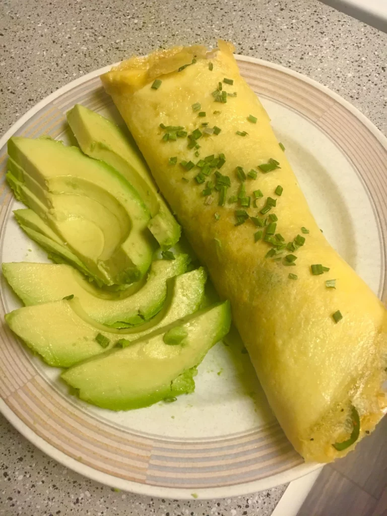 French Style Omelette with Ham